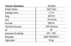 Robo 500 kit Bahçe Kapısı Motoru